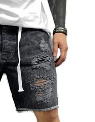 Βερμούδα Jean DenimBlack Island 15005 Μαύρο