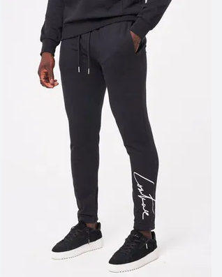The Couture Club Essentials Slim Fit Jogger - BLACK