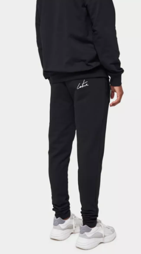 The Couture Club Box Print Slim Fit Jogger - BLACK TCCM-123