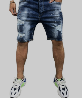 Βερμούδα Jean Denim Black Island 15195 Mπλέ