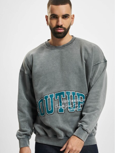 The Couture Club Varsity Puff Print Slim Fit - Acid Wash TCCMAW22-120