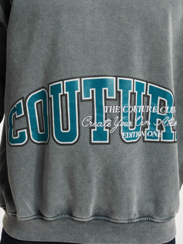 The Couture Club Varsity Puff Print Slim Fit - Acid Wash TCCMAW22-120