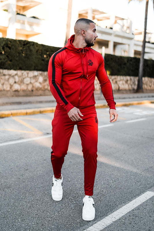 Sinners Attire Poly Tech Hoodie Red 3112