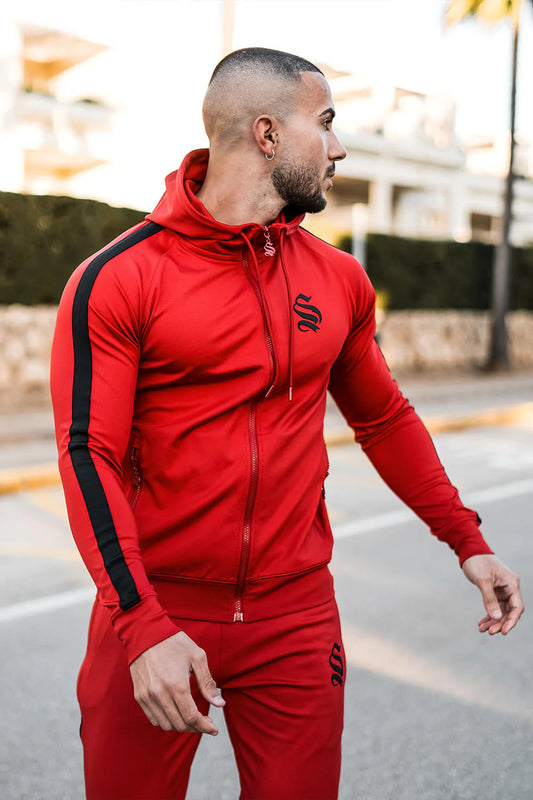 Sinners Attire Poly Tech Hoodie Red 3112