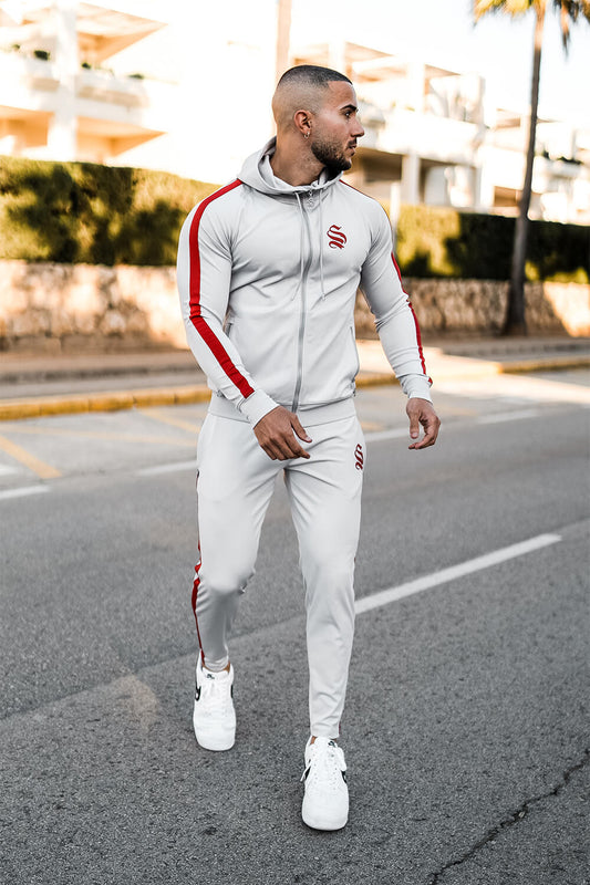 Sinners Attire Poly Tech Jogger Silver 3121