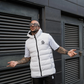 Sinners Attire Tape Tech Gilet - White SIN3471