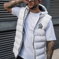 Sinners Attire Tape Tech Gilet - White SIN3471