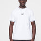The Couture Club Jacquard Branded Reg Fit T-Shirt - White TCCMAW22-100