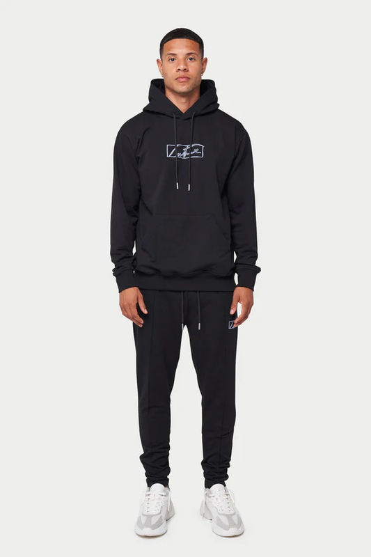 The Couture Club Essentials Box Print Slim Fit - Black TCCM-122