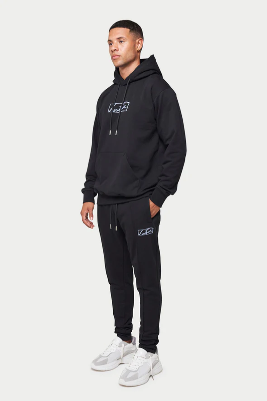 The Couture Club Essentials Box Print Slim Fit - Black TCCM-122