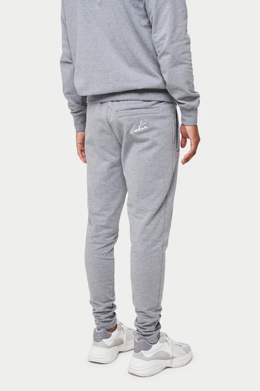 The Couture Club Box Print Slim Fit Jogger - Grey TCCMAW22-20