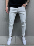 Jean OEM 6165 Λευκό skinny fit