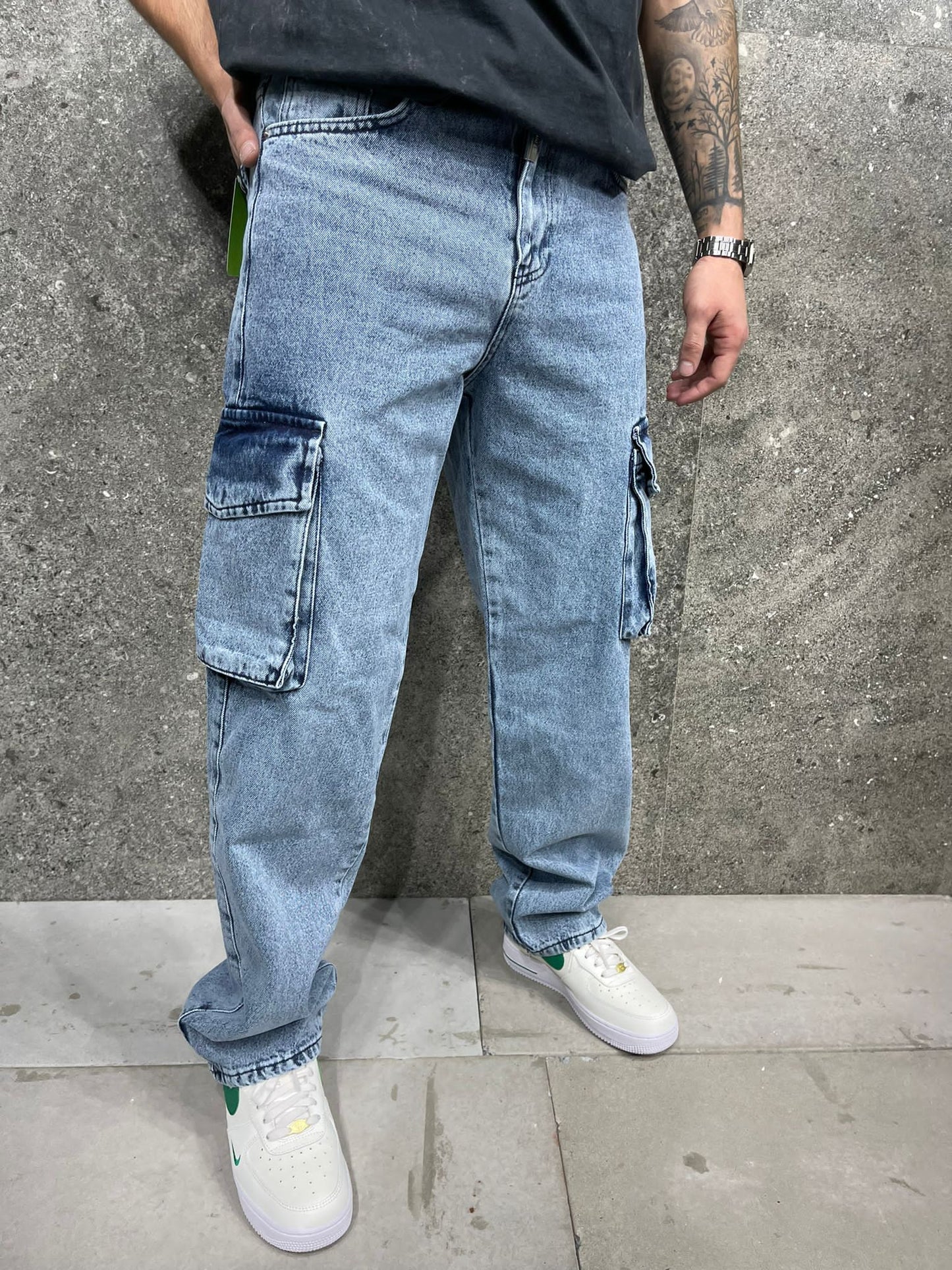 Παντελόνι Cargo Jean 2Y Premium 7748 Μπλέ