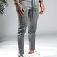 Chino Φόρμα OEM Comfy Γκρί Ριγέ slim fit