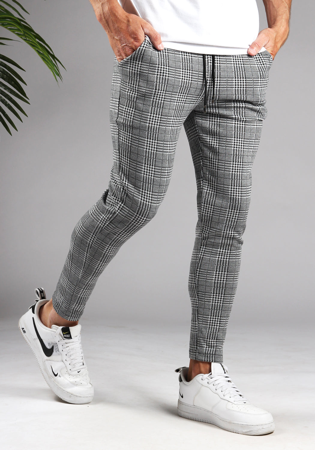 Chino OEM 1815 καρό skinny fit