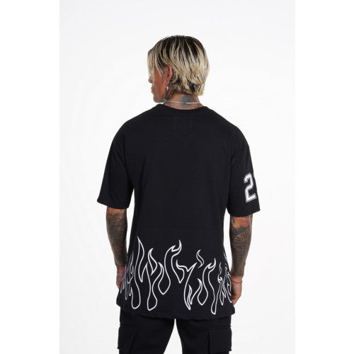 Tshirt Xzeno 1138 Μαύρο