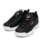 Fila Disruptor Low Γυναικεία Chunky Sneakers Μαύρα 1010302-25Y