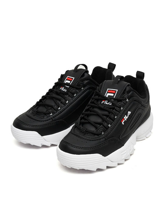 Fila Disruptor Low Γυναικεία Chunky Sneakers Μαύρα 1010302-25Y