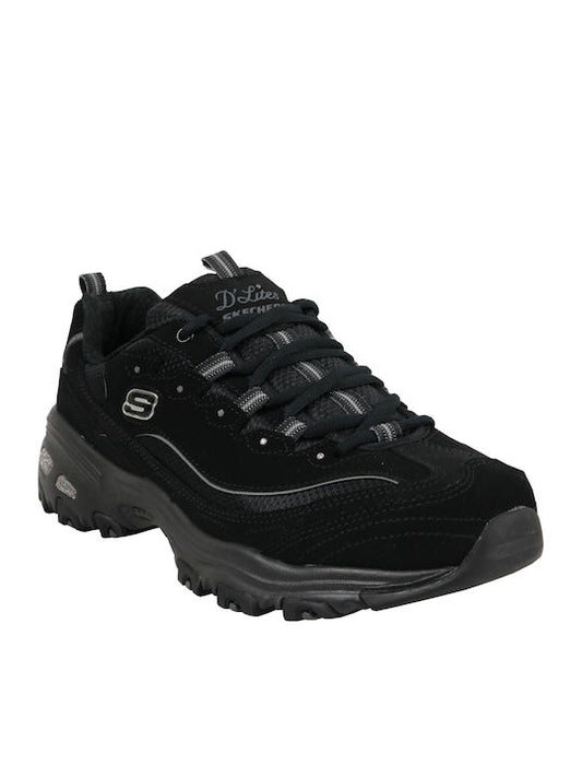 Skechers D'Lites Γυναικεία Chunky Sneakers Μαύρα 11930-BBK