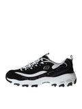 Skechers D'lites Biggest Fan Γυναικεία Chunky Sneakers Μαύρα 11930-BKW