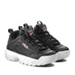 Fila Disruptor Low Γυναικεία Chunky Sneakers Μαύρα 1010302-25Y