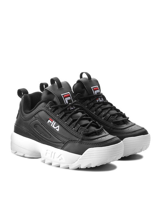 Fila Disruptor Low Γυναικεία Chunky Sneakers Μαύρα 1010302-25Y