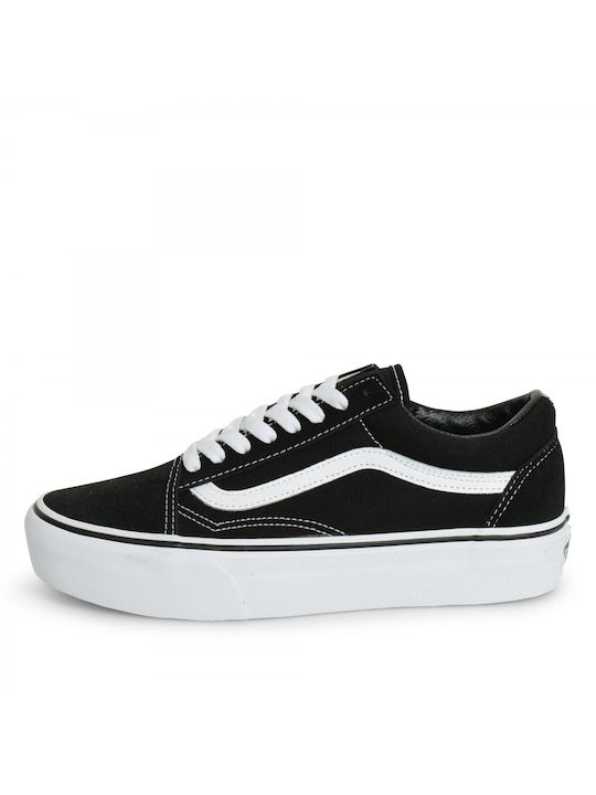 Vans Old Skool Flatforms Sneakers Black / White VN0A3B3UY28