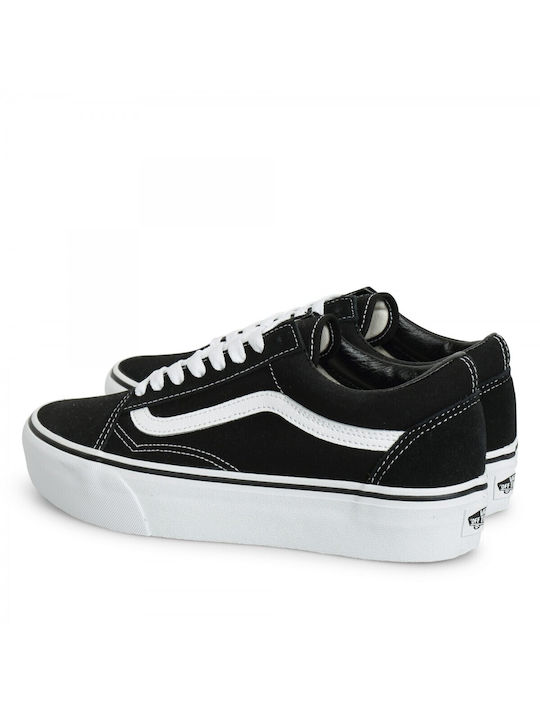 Vans Old Skool Flatforms Sneakers Black / White VN0A3B3UY28