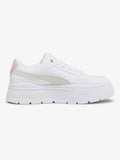 Puma Mayze Stack Γυναικεία Flatforms Sneakers Λευκά 384363-14