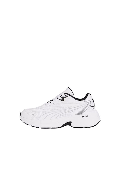 Puma Teveris Nitro Γυναικεία Sneakers Λευκά 391098-03