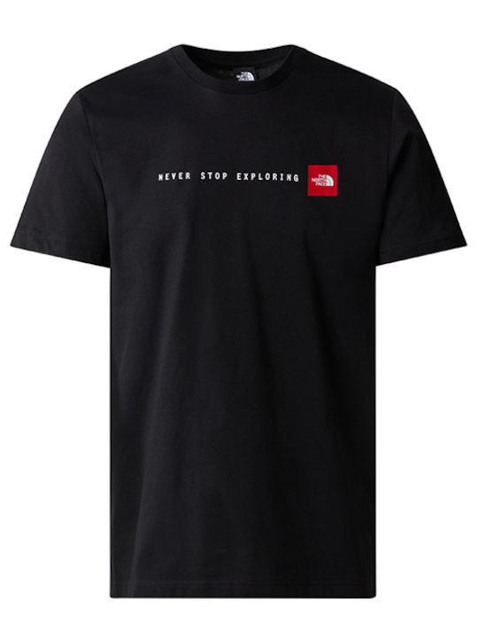 THE NORTH FACE S/S NEVER STOP EXPLORING TEE NF0A87NSJK3 Μαύρο