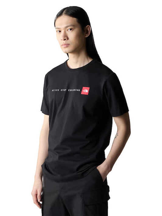 THE NORTH FACE S/S NEVER STOP EXPLORING TEE NF0A87NSJK3 Μαύρο