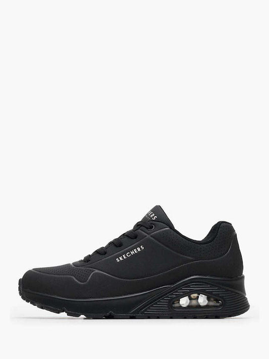 Skechers Uno Stand on Air Γυναικεία Sneakers Μαύρα 73690-BBK