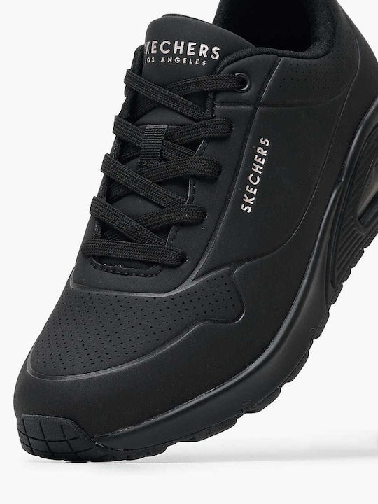 Skechers Uno Stand on Air Γυναικεία Sneakers Μαύρα 73690-BBK