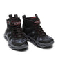 Skechers Zerrix Παιδικά Μποτάκια Χιονιού με Σκρατς & Κορδόνια Μαύρα 400145L-BKRD