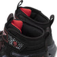 Skechers Zerrix Παιδικά Μποτάκια Χιονιού με Σκρατς & Κορδόνια Μαύρα 400145L-BKRD