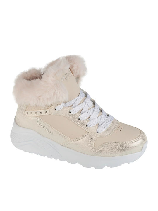 Skechers Παιδικά Μποτάκια Ροζ 310396L-NAT