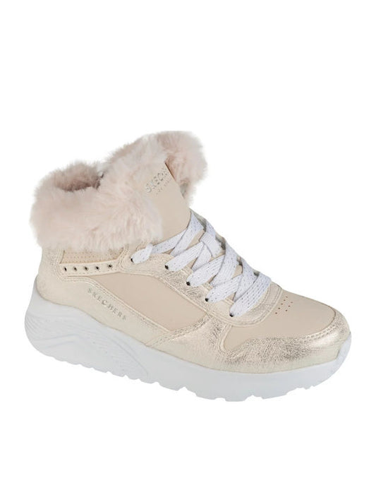 Skechers Παιδικά Μποτάκια Ροζ 310396L-NAT