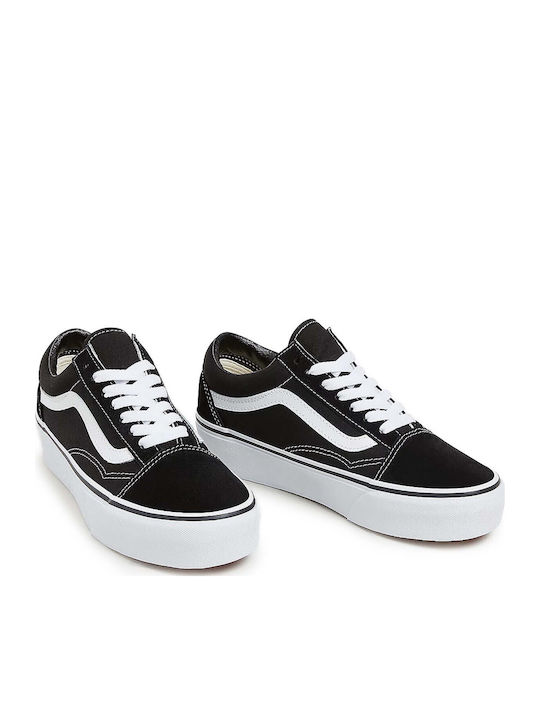 Vans Old Skool Flatforms Sneakers Black / White VN0A3B3UY28