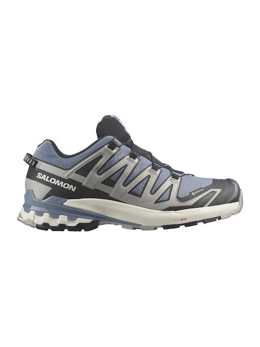 Salomon XA Pro 3D V9 GTX L47270600 Ανδρικά Αθλητικά Παπούτσια Trail Running Γκρι Αδιάβροχα με Μεμβράνη Gore-Tex
