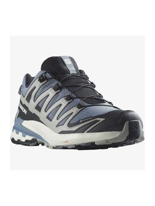 Salomon XA Pro 3D V9 GTX L47270600 Ανδρικά Αθλητικά Παπούτσια Trail Running Γκρι Αδιάβροχα με Μεμβράνη Gore-Tex