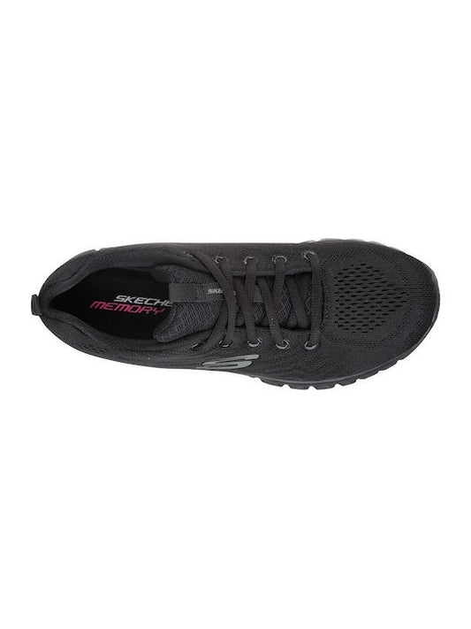 Skechers Graceful Get Connected 12615-BBK Γυναικεία Αθλητικά Παπούτσια Running Μαύρα