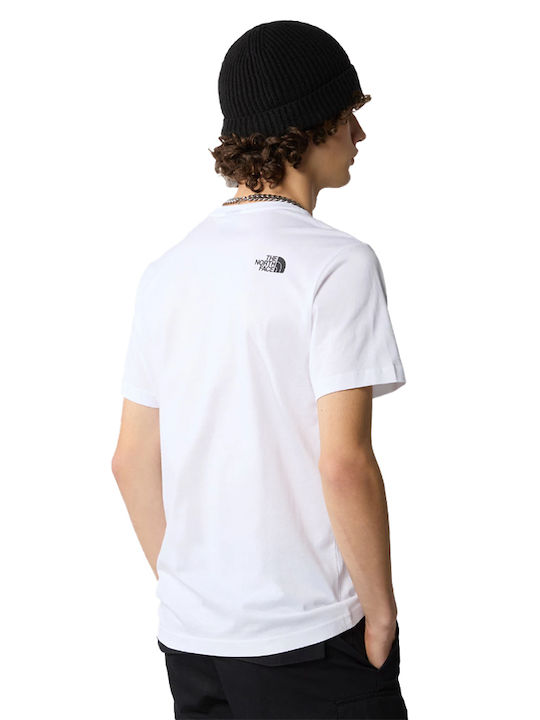 The North Face  Never Stop Exploring T-Shirt Ανδρικό (NF0A87NSFN41) Λευκό