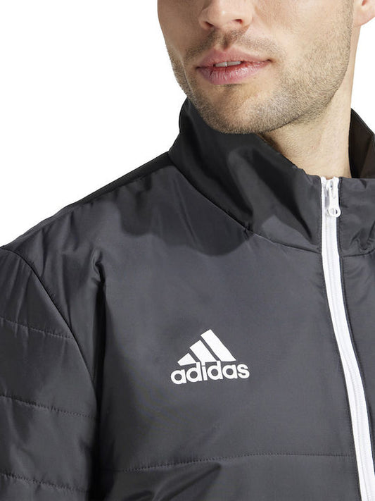 Adidas Entrada 22 Χειμωνιάτικο Μπουφάν Puffer ΜΑΥΡΟ IB6070