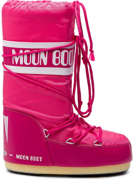 Moon Boot Γυναικείες Μπότες Χιονιού Φούξια 14004400-062
