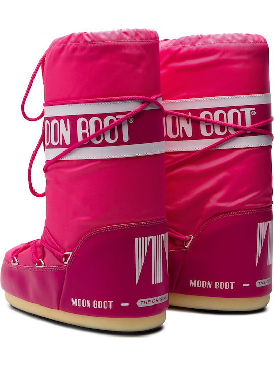 Moon Boot Γυναικείες Μπότες Χιονιού Φούξια 14004400-062