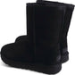 Ugg Australia Classic Short II 1016223-BLK Suede Γυναικείες Μπότες με Γούνα Μαύρες