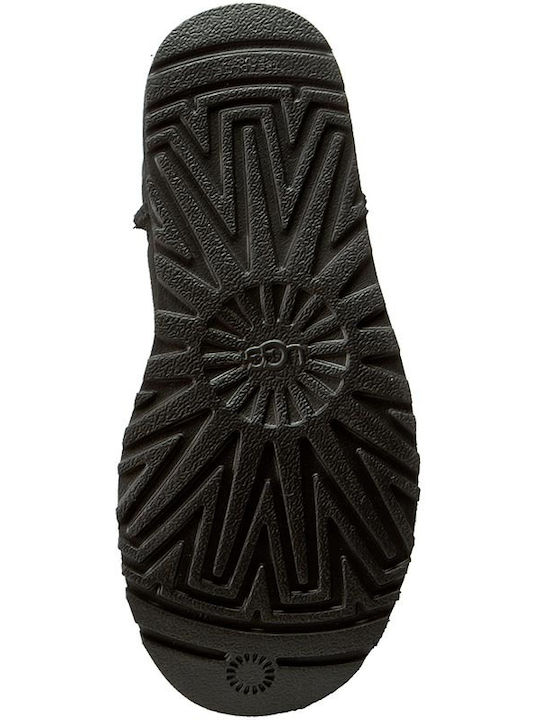 Ugg Australia Classic Short II 1016223-BLK Suede Γυναικείες Μπότες με Γούνα Μαύρες