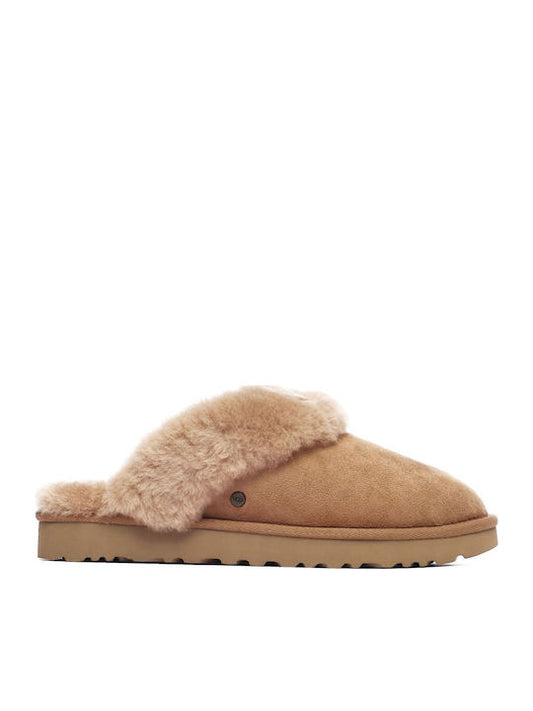 Ugg Australia Classic Slipper Χειμερινές Γυναικείες Παντόφλες 1130876-CHE