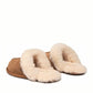 Ugg Australia W Scuffette II Χειμερινές Γυναικείες Παντόφλες με γούνα Chestnut 1106872-CHE